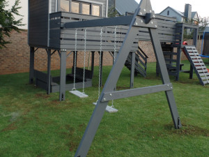 Accessories Swing Double With A-Profile And PVC Seats