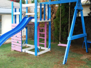 Accessories Swing Single With A-Profile And PVC Seat